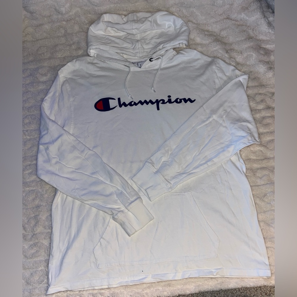 EUC-Men’s Long Sleeve Hooded Jersey Tee
Size: XL